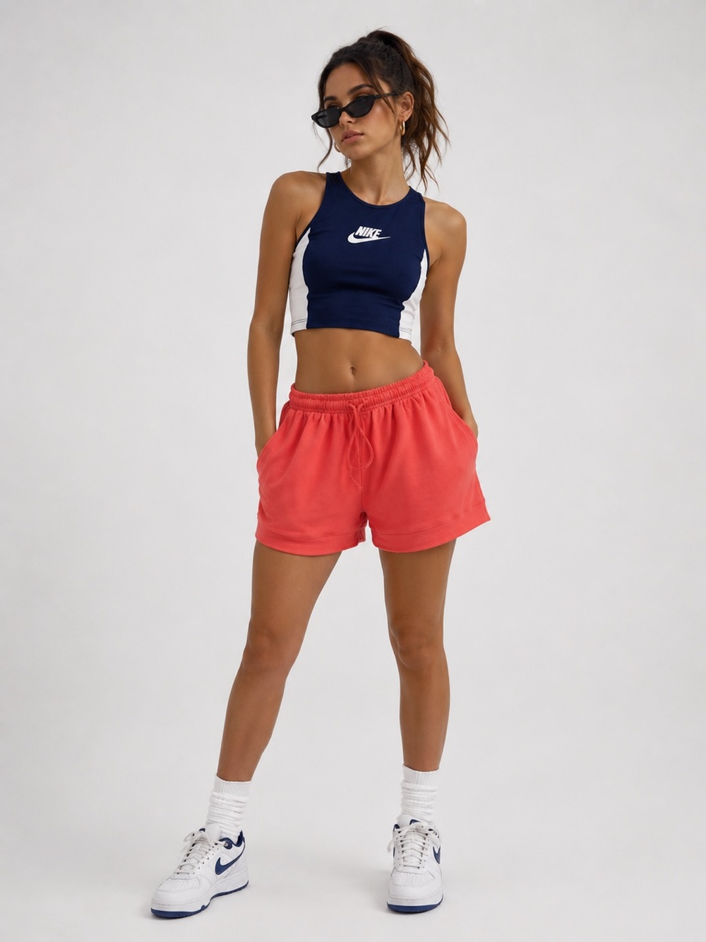 Dead Stock 90s Pro Spirit High Rise Terry Cotton Balloon Shorts Small Y2K
